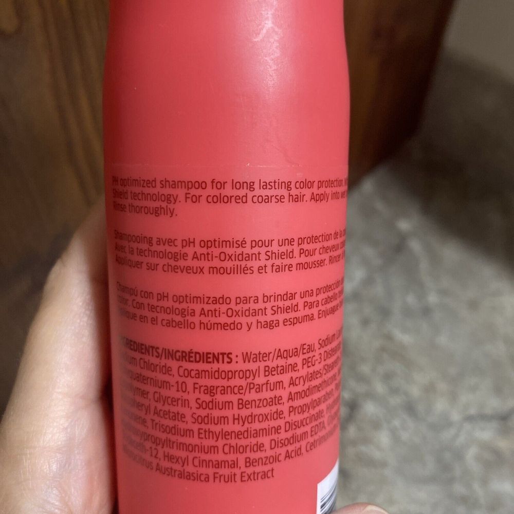 Wella Invigo Brilliance Color Protection Shampoo For Coarse Hair 10.1 oz - Picture 3 of 3